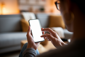 personne-dos-table-smartphone-salon