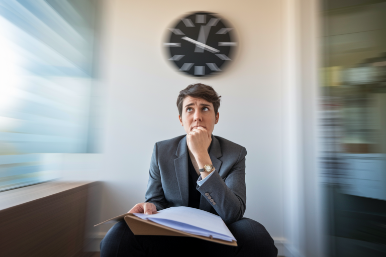 personne-pensive-bureau-dossier-horloge