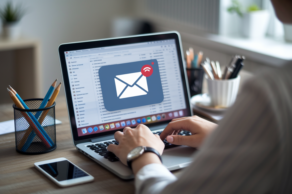 vue-epaule-ordi-ecran-flou-bureau