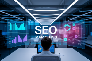 bureau-futuriste-professionnel-ecrans-seo