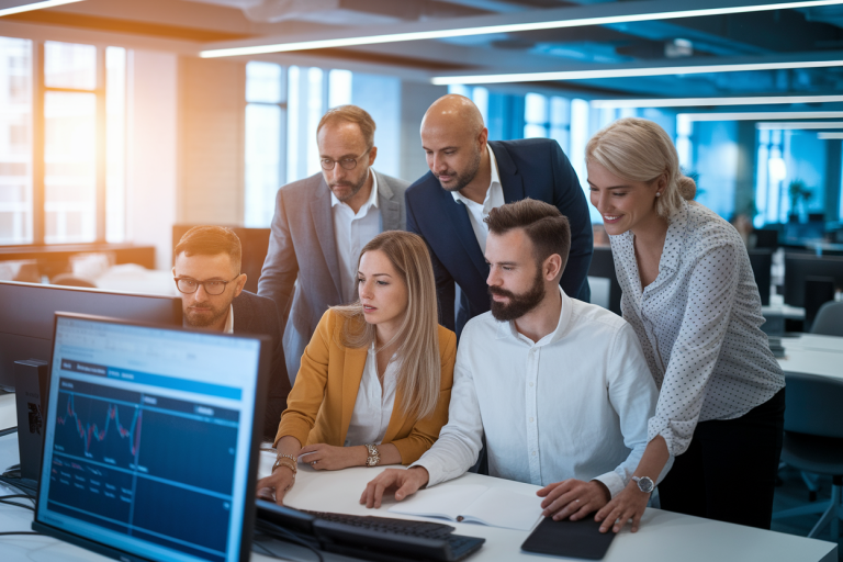 equipe-bureau-ouvert-ecran-analytique