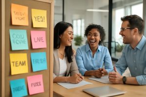 groupe-employes-table-discussion-bureau