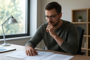 personne-bureau-maison-moderne-papiers