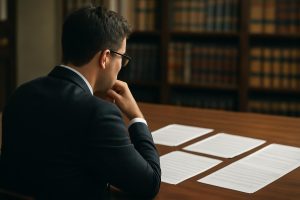 professionnel-documents-table-bois-livres-ajustes